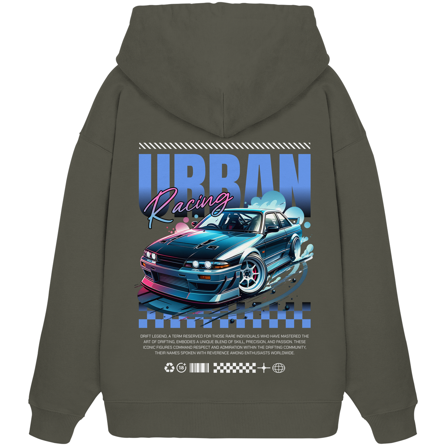 Car Style Japan Premium 350 g/m²- Oversize Hoodie