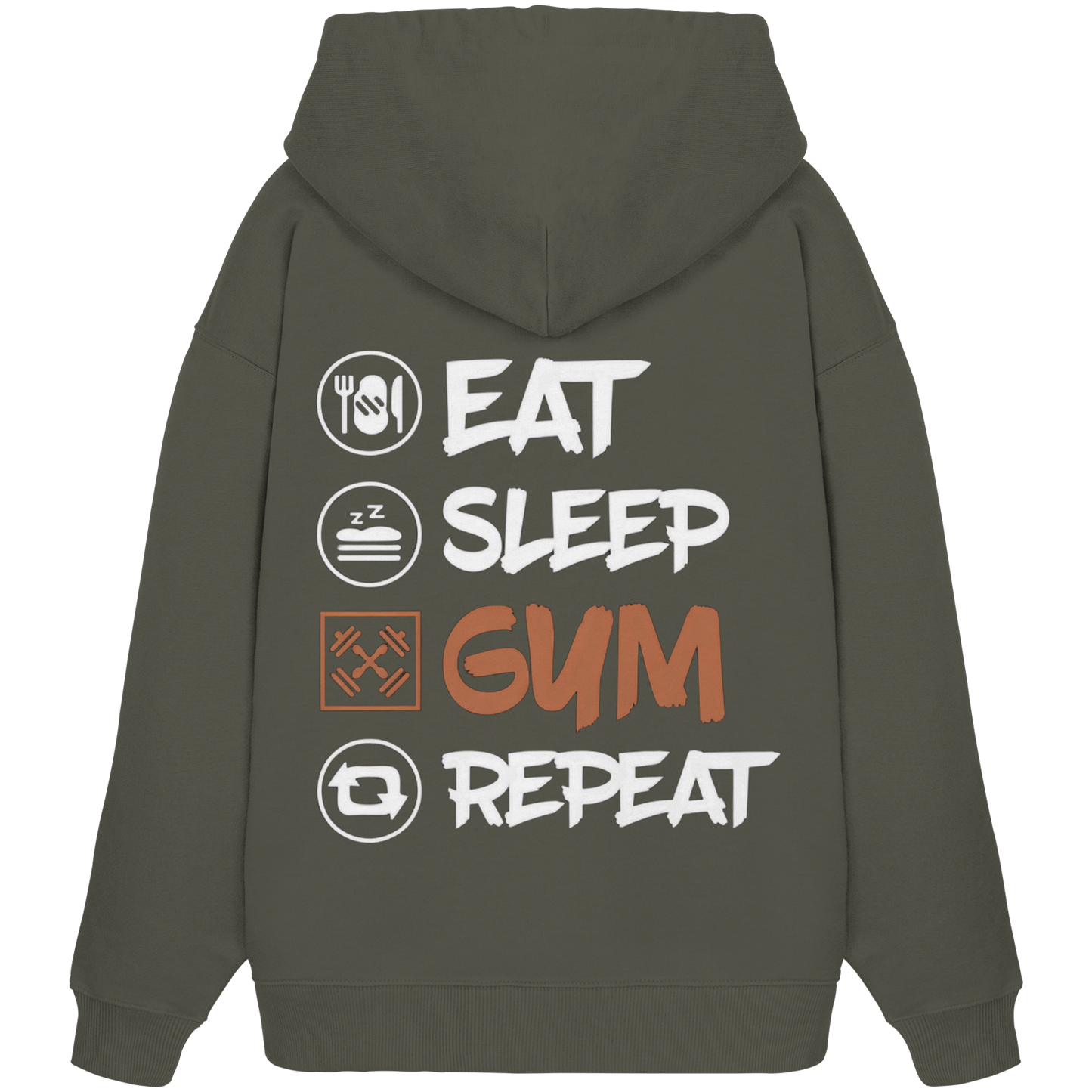 Fitness EAT - Premium 350g/m² Oversize Hoodie