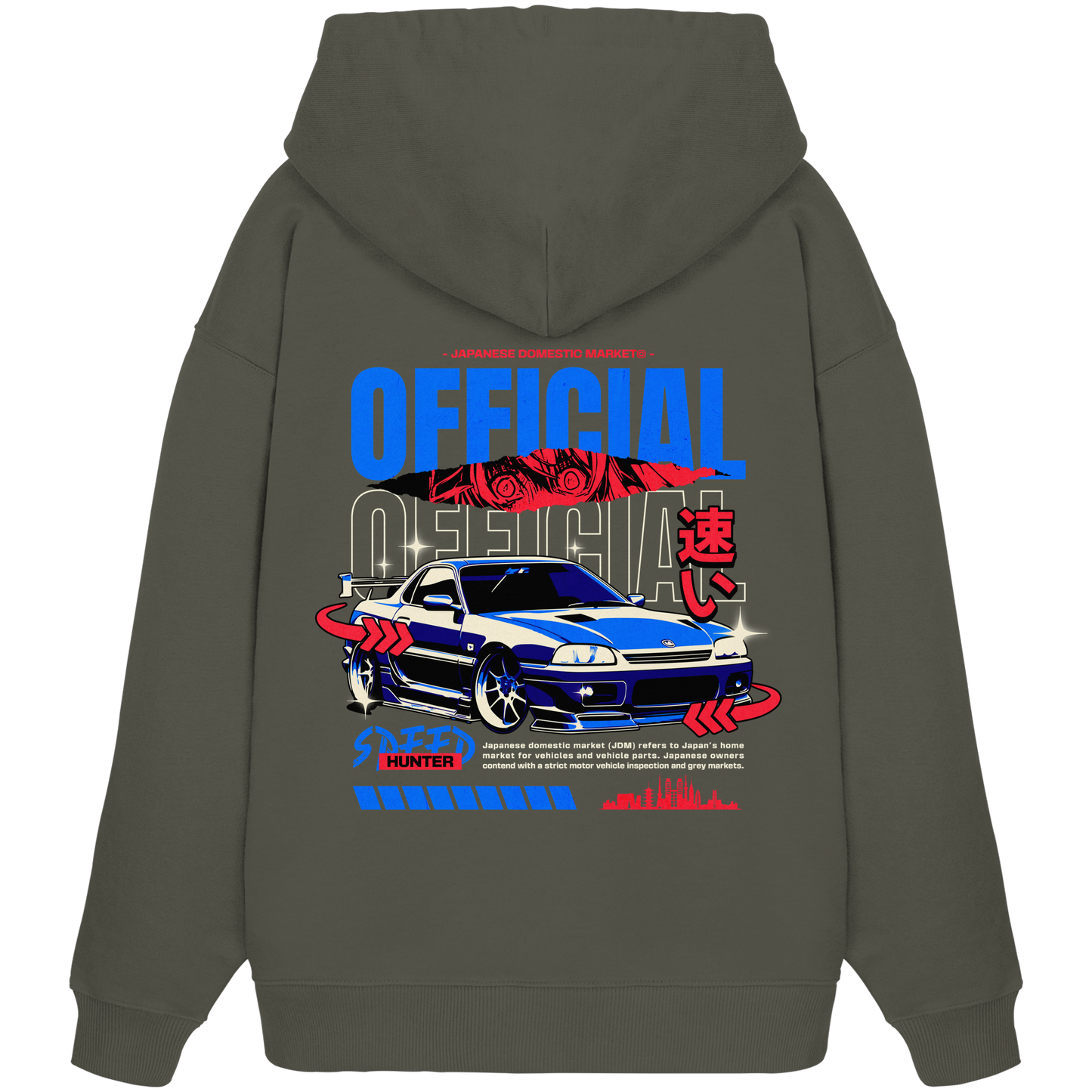Car Style Japan Premium 350 g/m² - Oversize Hoodie