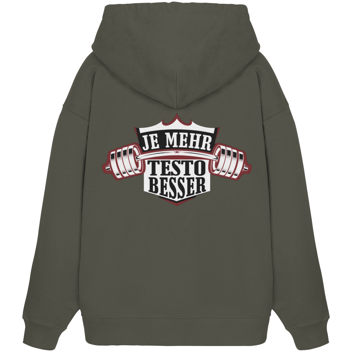 Fitness Je Mehr - Premium 350 g/m² Oversize Hoodie