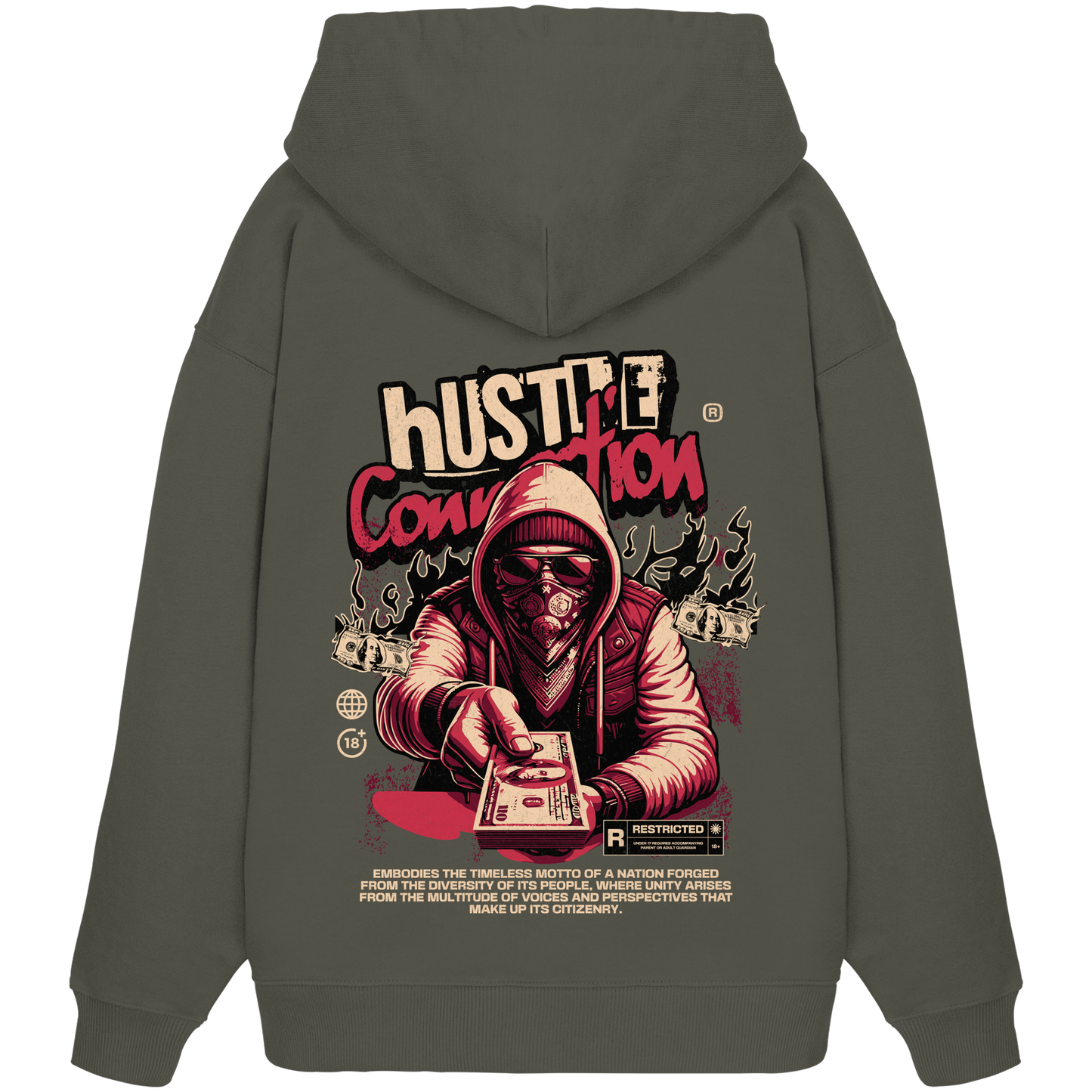 Money - Premium 350g/m² Oversize Hoodie