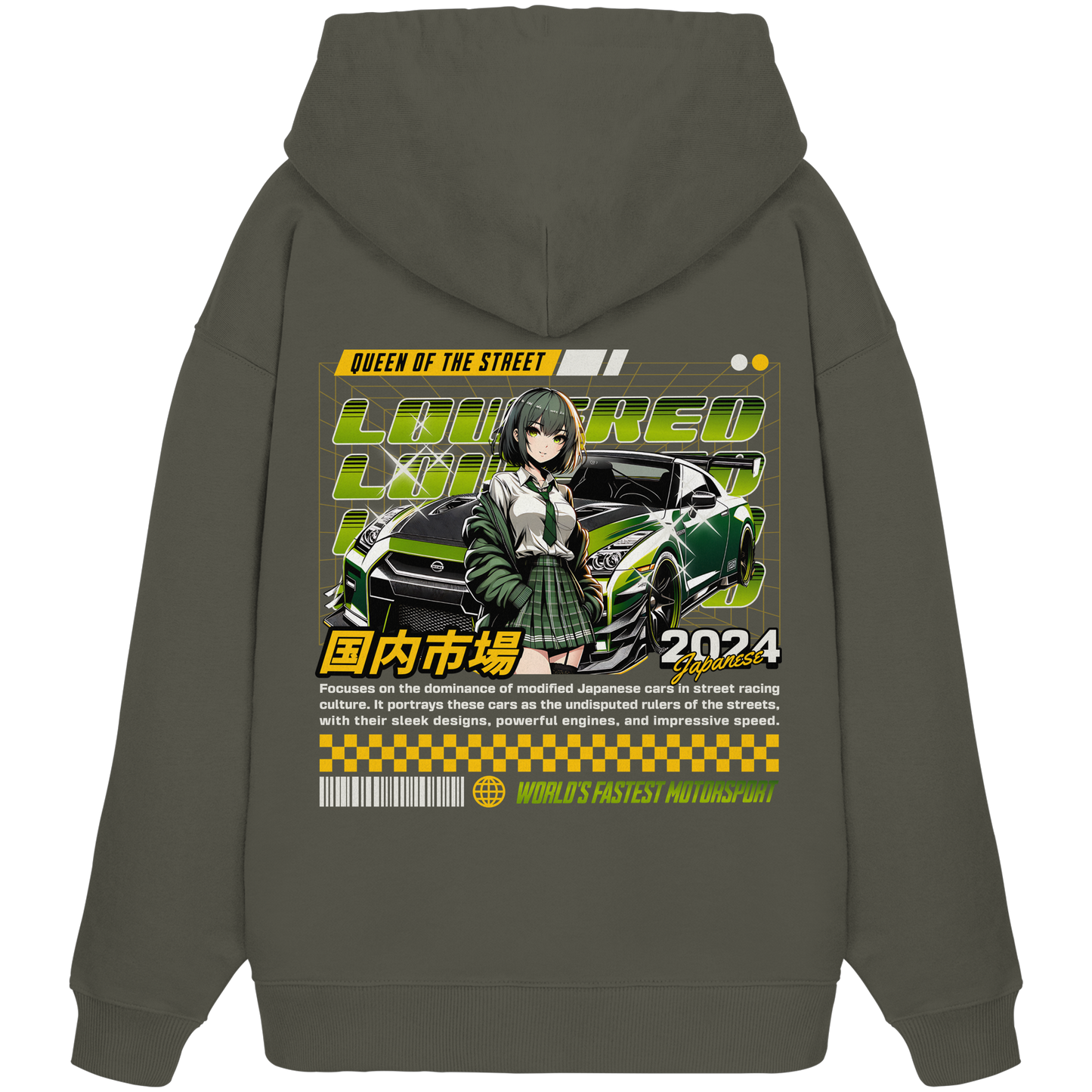 Car Style Japan Premium 350 g/m² - Oversize Hoodie