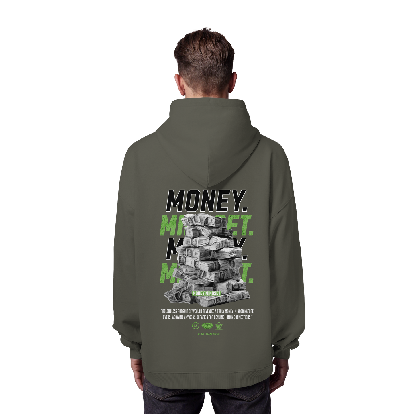 Money - Premium 350 g/m² Oversize Hoodie