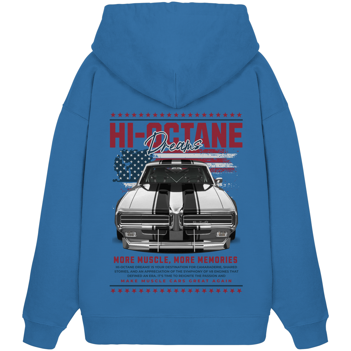 Muscle Car Premium 350 g/m² - Oversize Hoodie