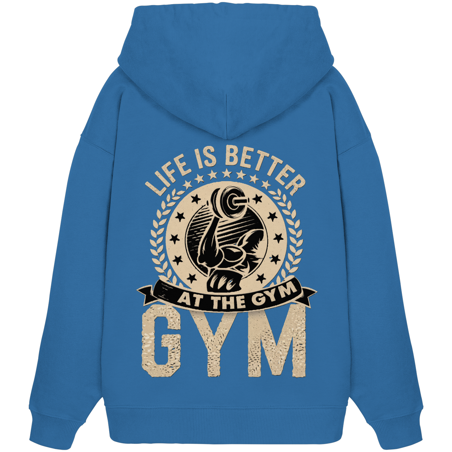 Fitness Life IS Better - Premium 350g/m² Oversize Hoodie