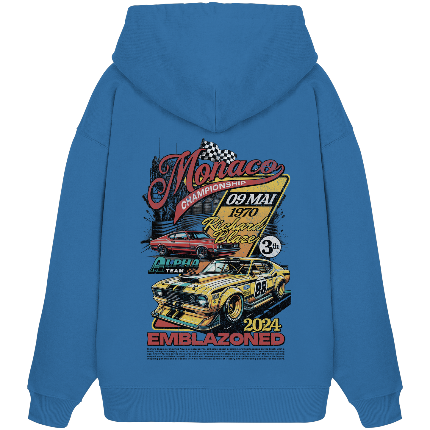 Muscle Car Premium 350 g/m² - Oversize Hoodie