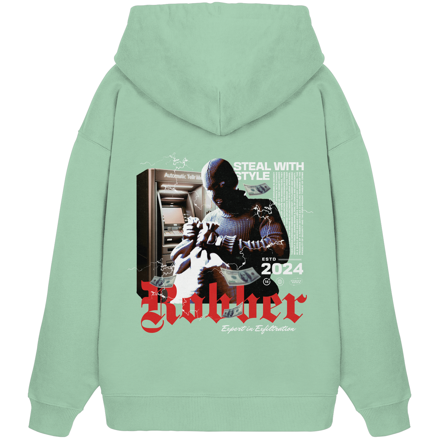 Money - Premium 350 g/m² Oversize Hoodie