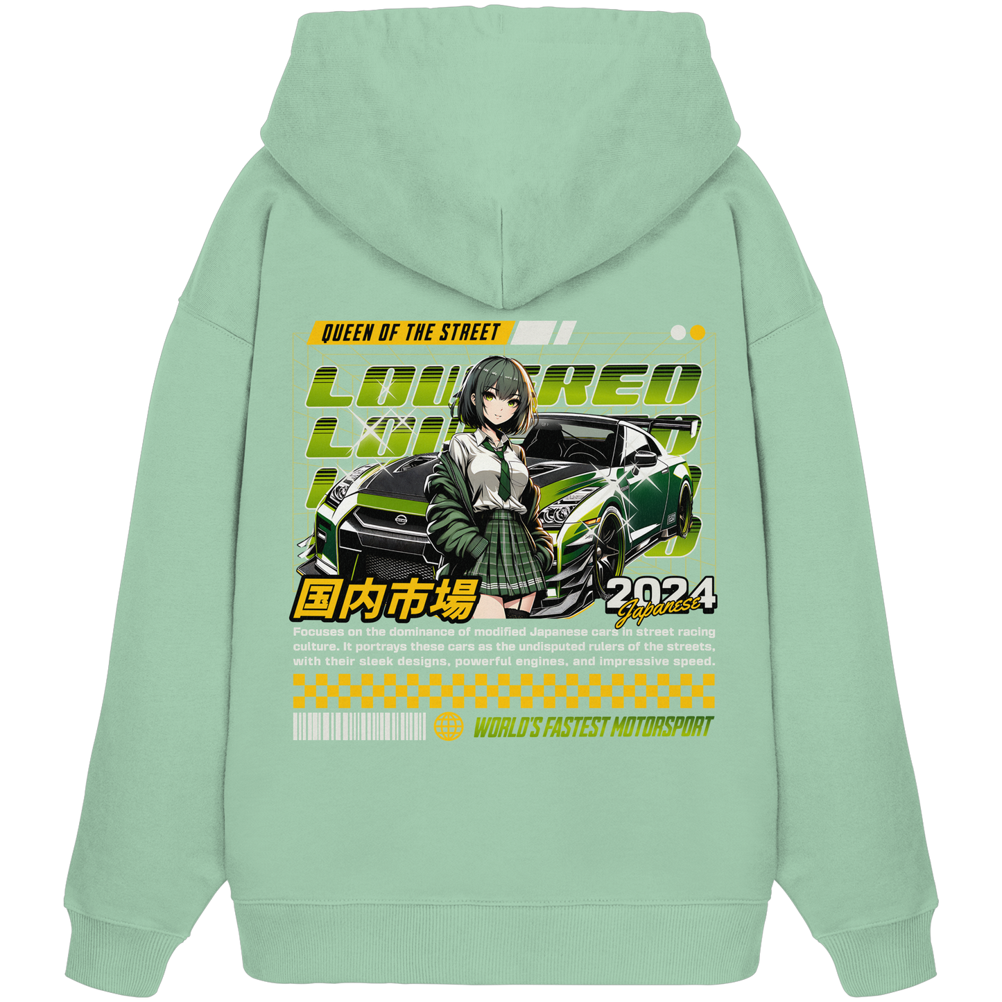 Car Style Japan Premium 350 g/m² - Oversize Hoodie