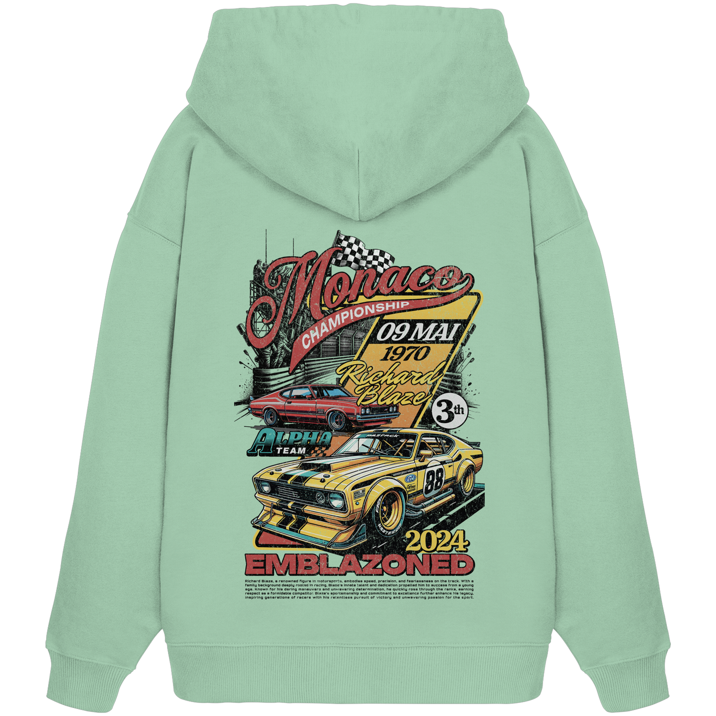 Muscle Car Premium 350 g/m² - Oversize Hoodie