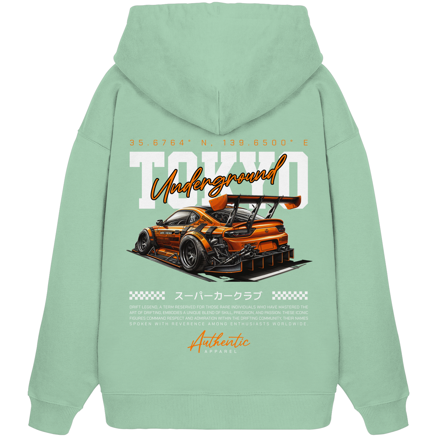 Car Style Japan Premium 350 g/m² - Oversize Hoodie