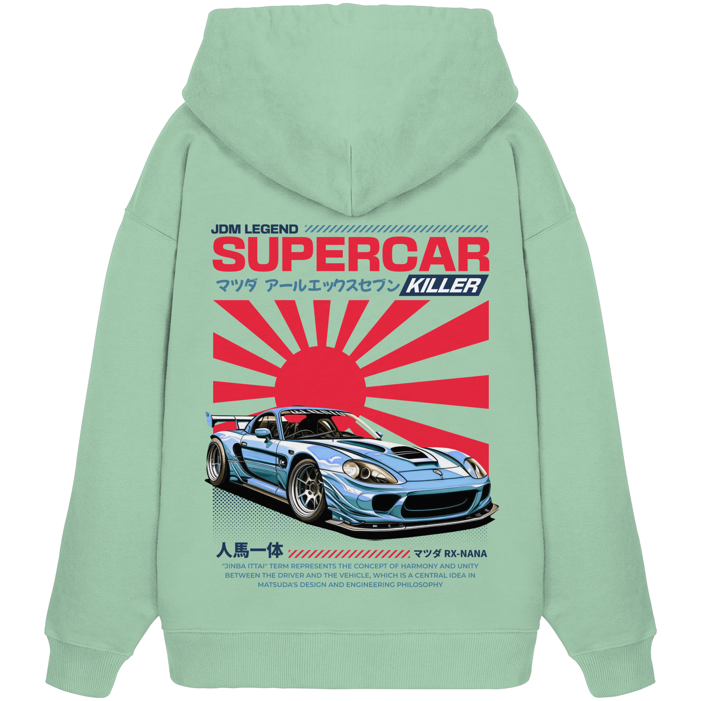 Car Style Japan Premium 350 g/m² - Oversize Hoodie