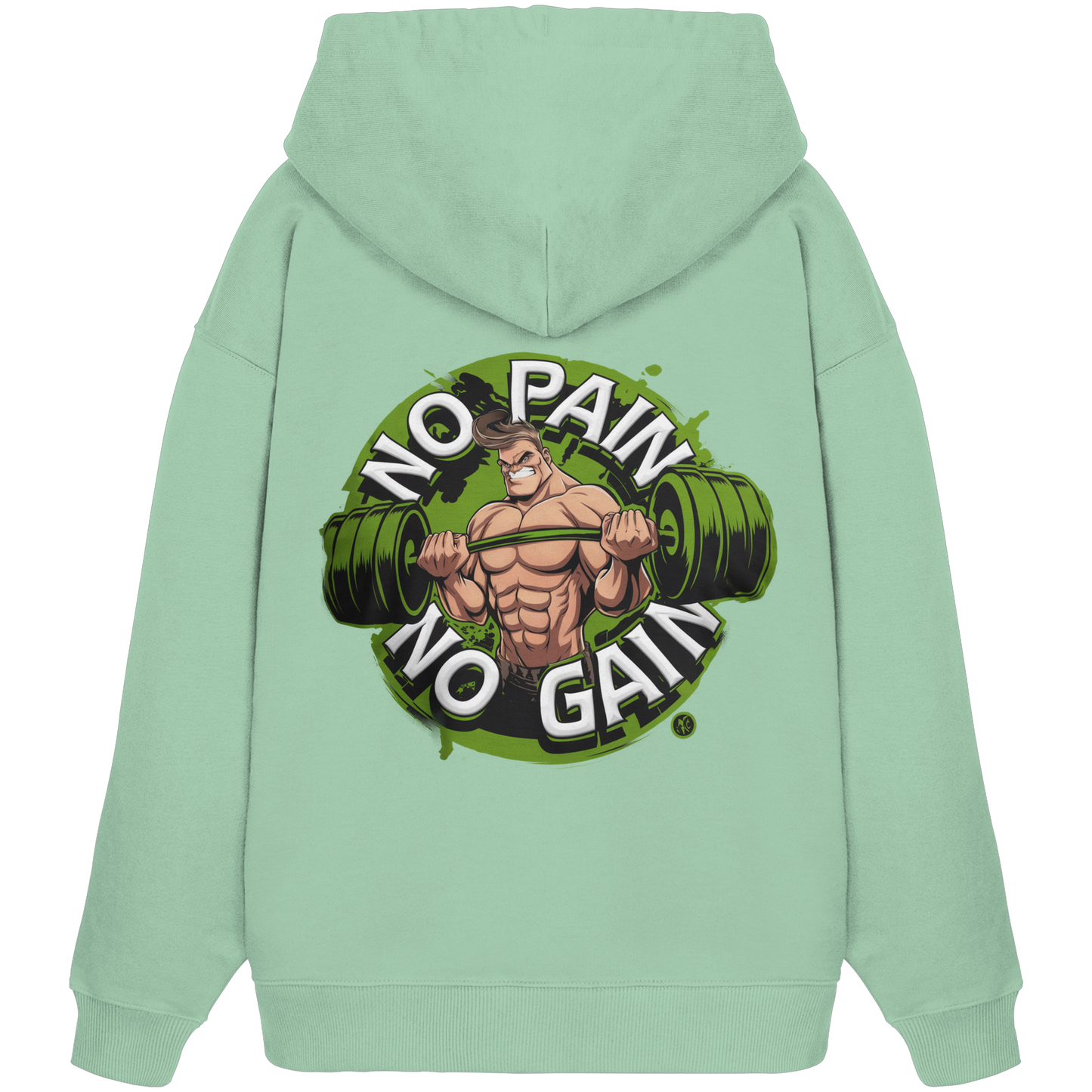 Fitness No Pain - Premium 350g/m² Oversize Hoodie