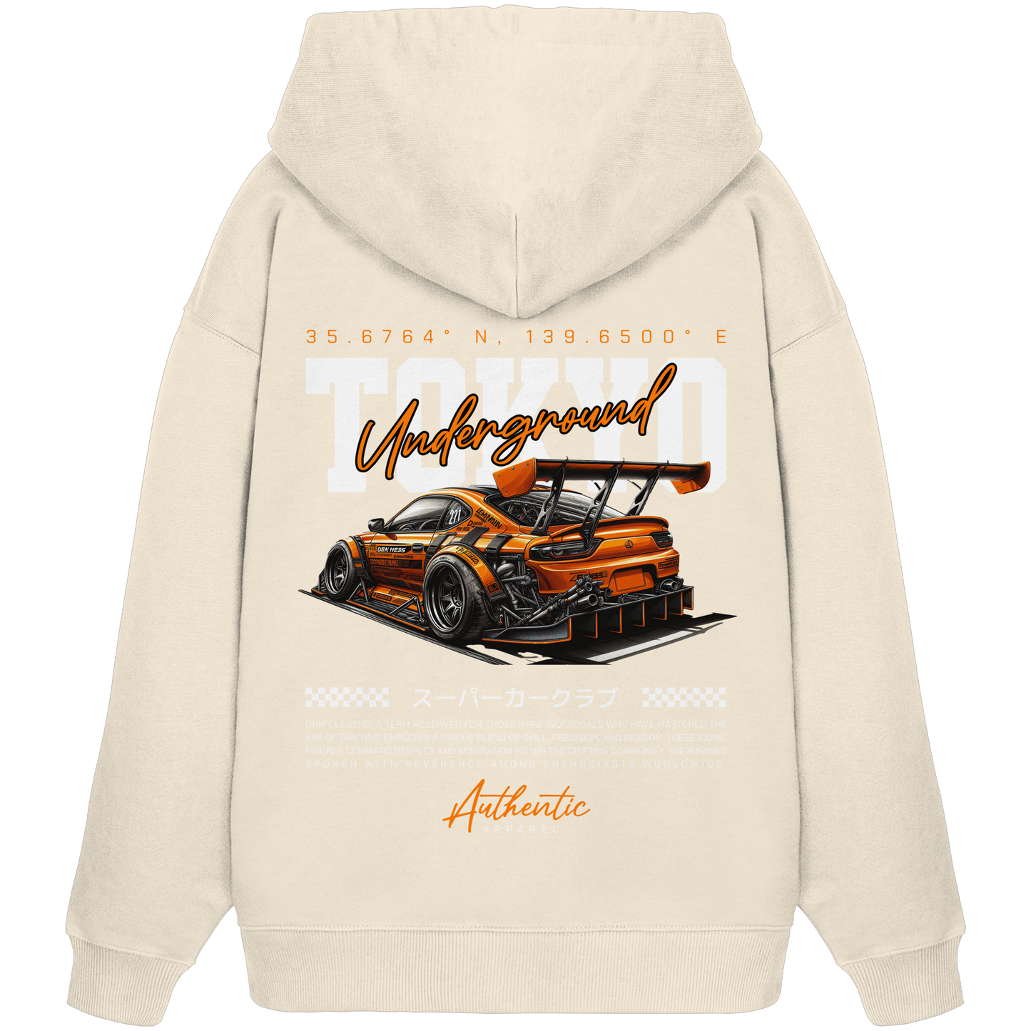 Car Style Japan Premium 350 g/m² - Oversize Hoodie