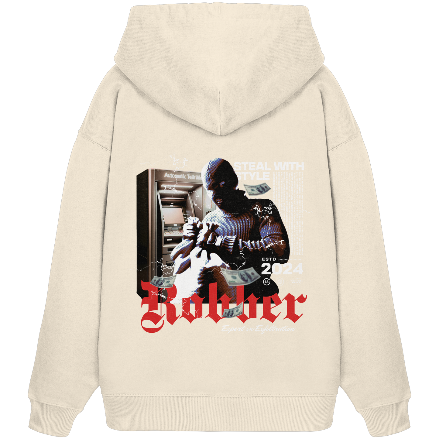 Money - Premium 350 g/m² Oversize Hoodie