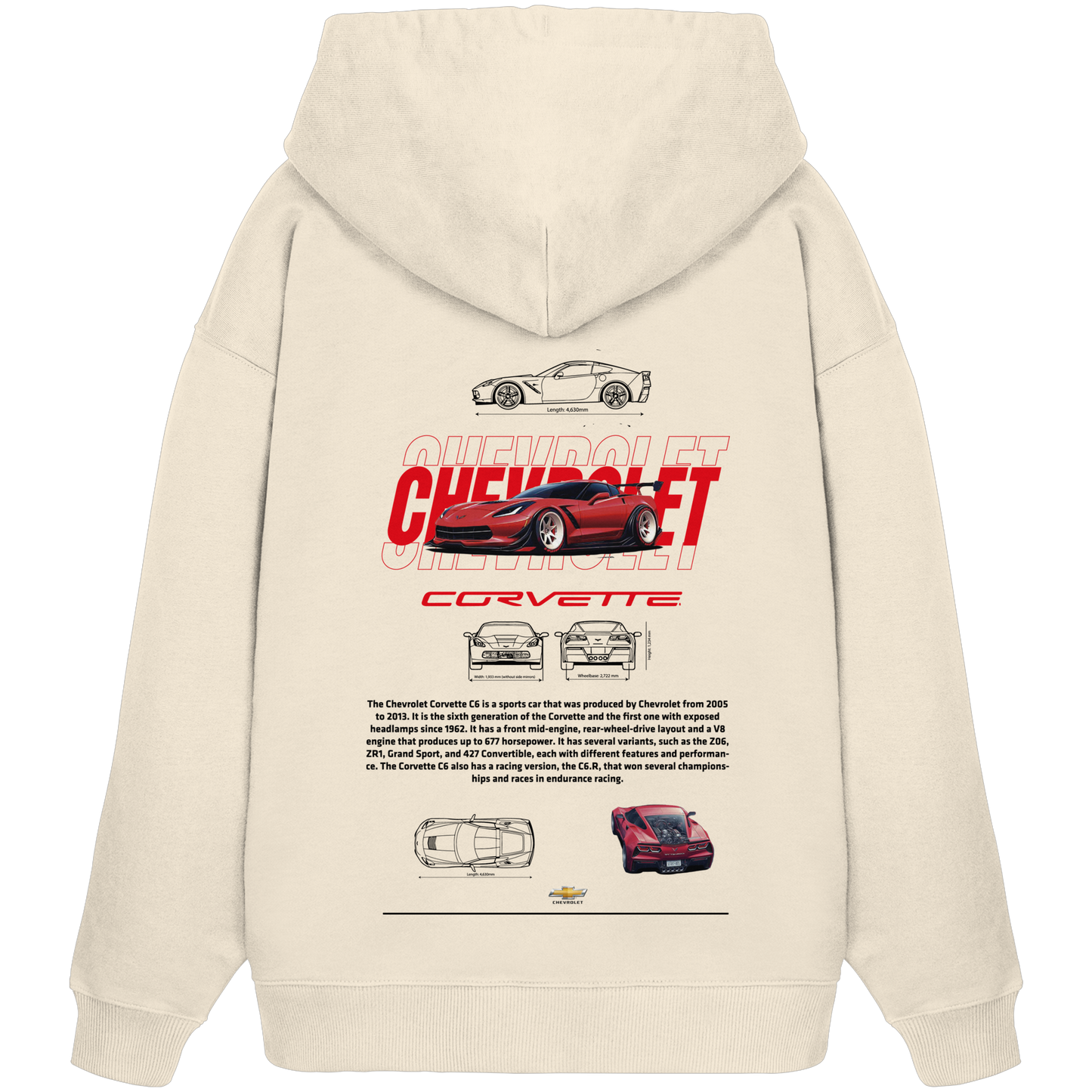 Car's Premium 350 g/m²- Oversize Hoodie