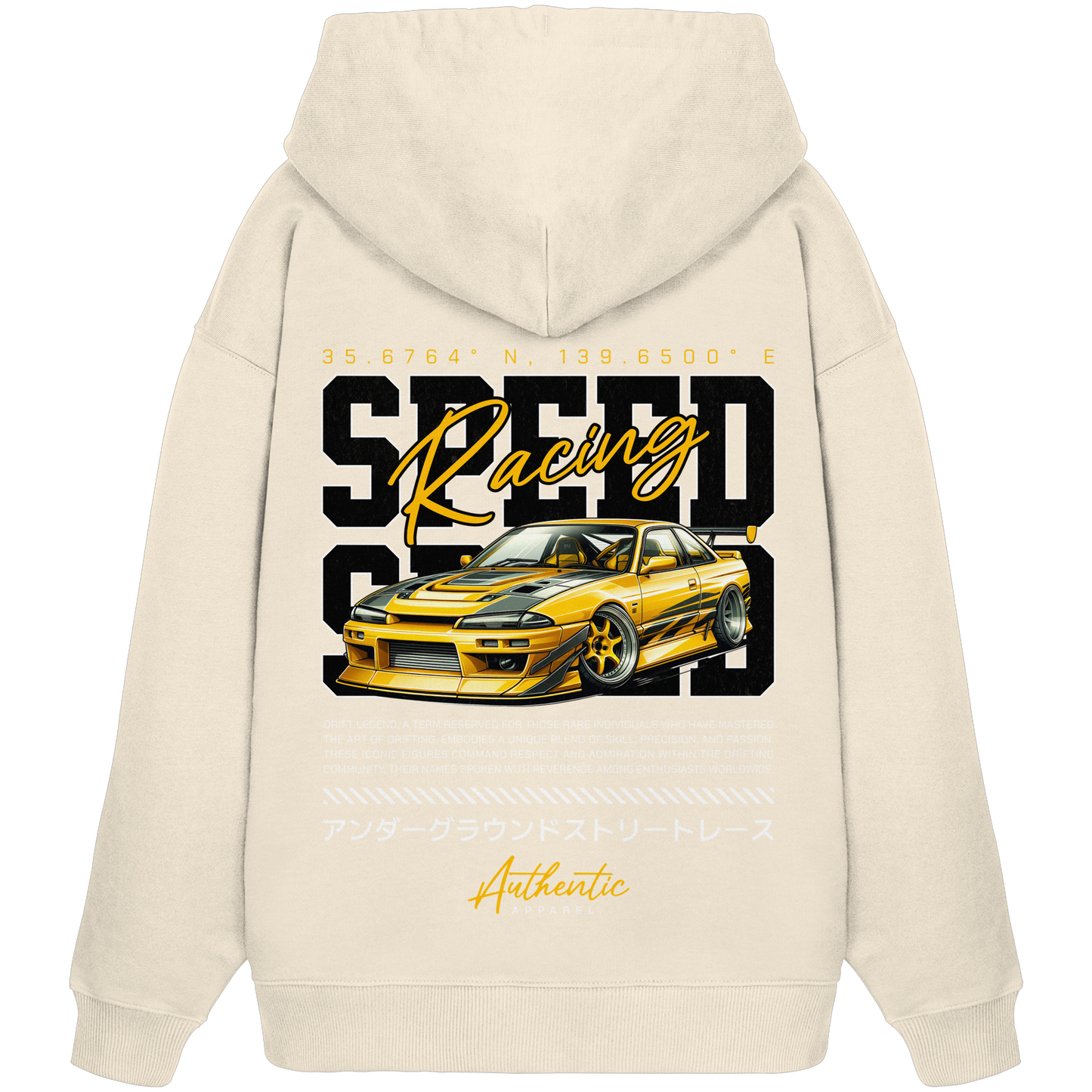 Car Style Japan Premium 320 g/m² - Oversize Hoodie