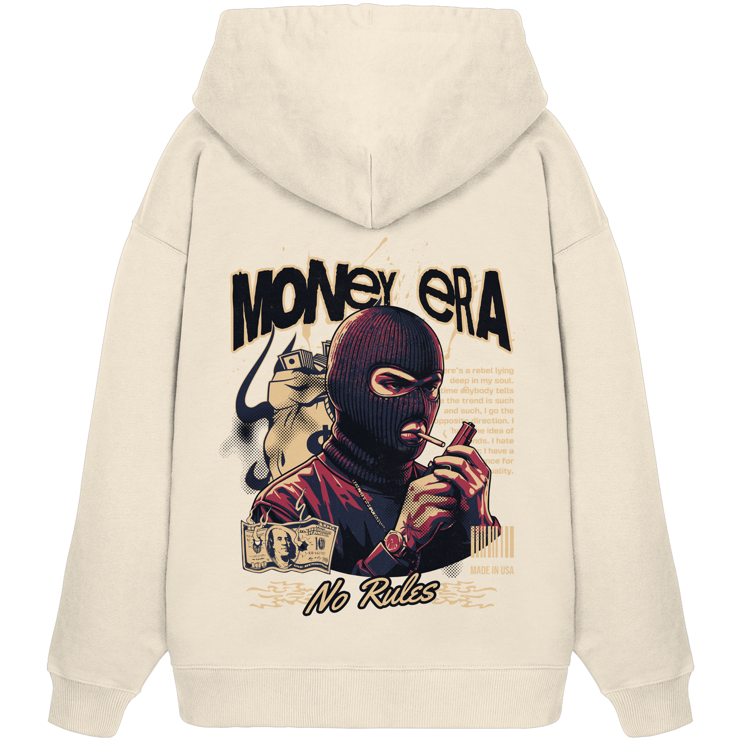 Money - Premium 350g/m² Oversize Hoodie