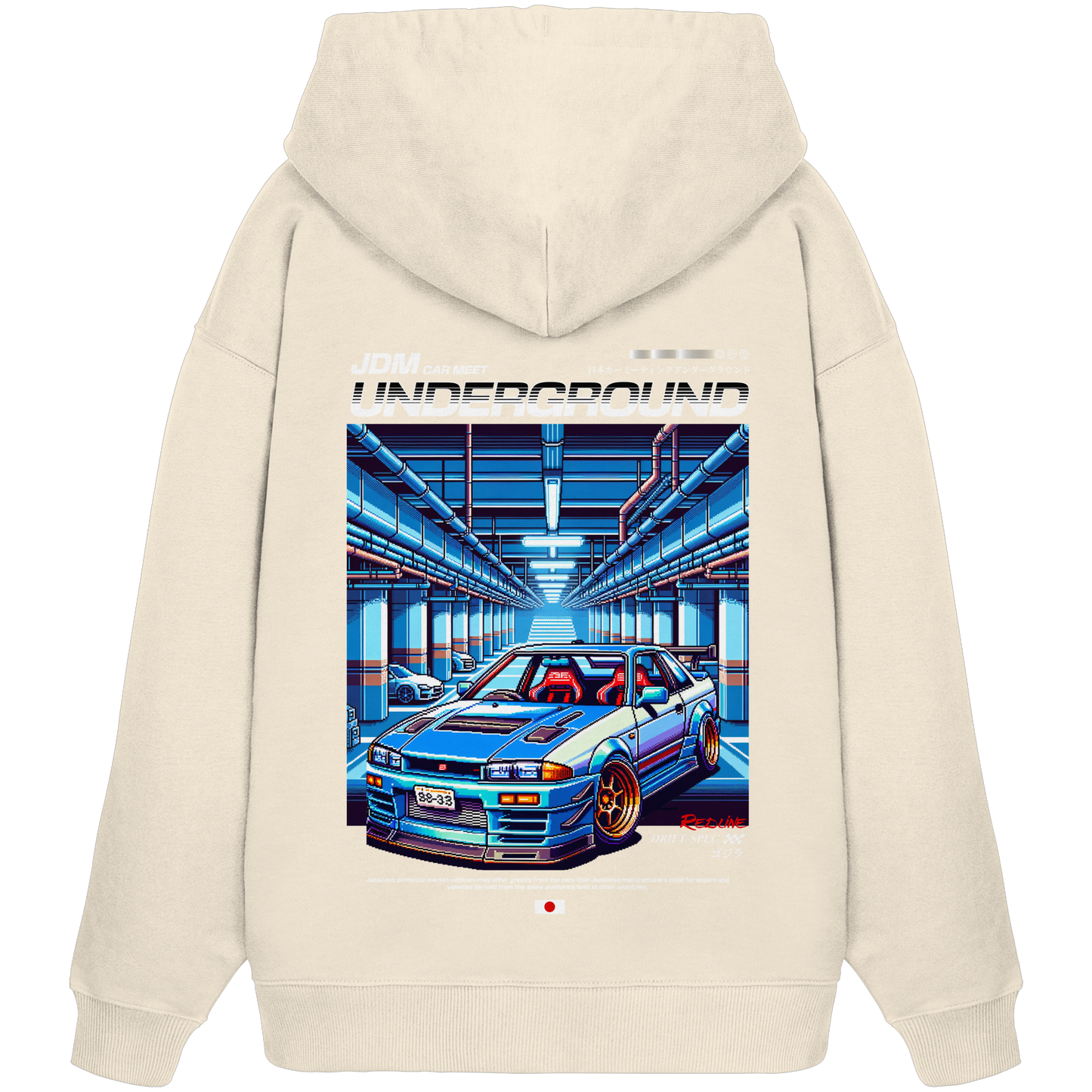 Car Style Japan Premium 350 g/m² - Oversize Hoodie