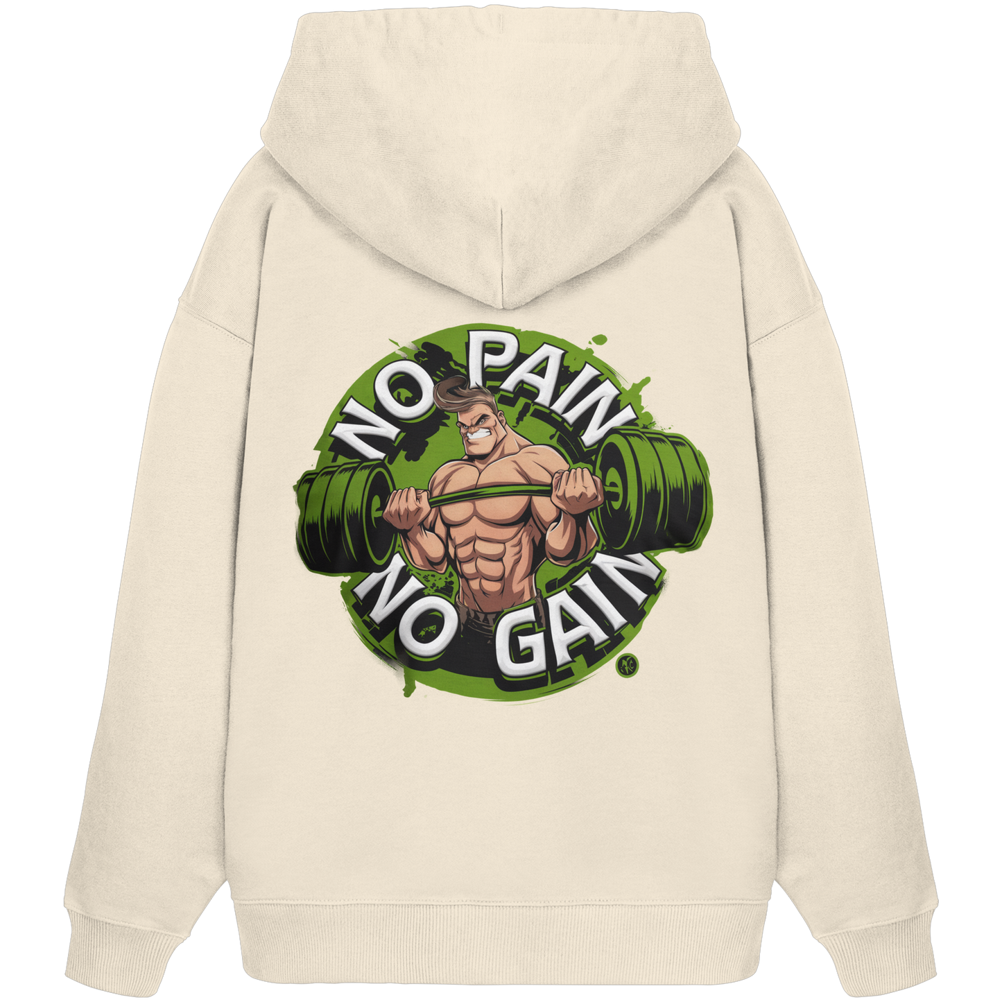 Fitness No Pain - Premium 350g/m² Oversize Hoodie