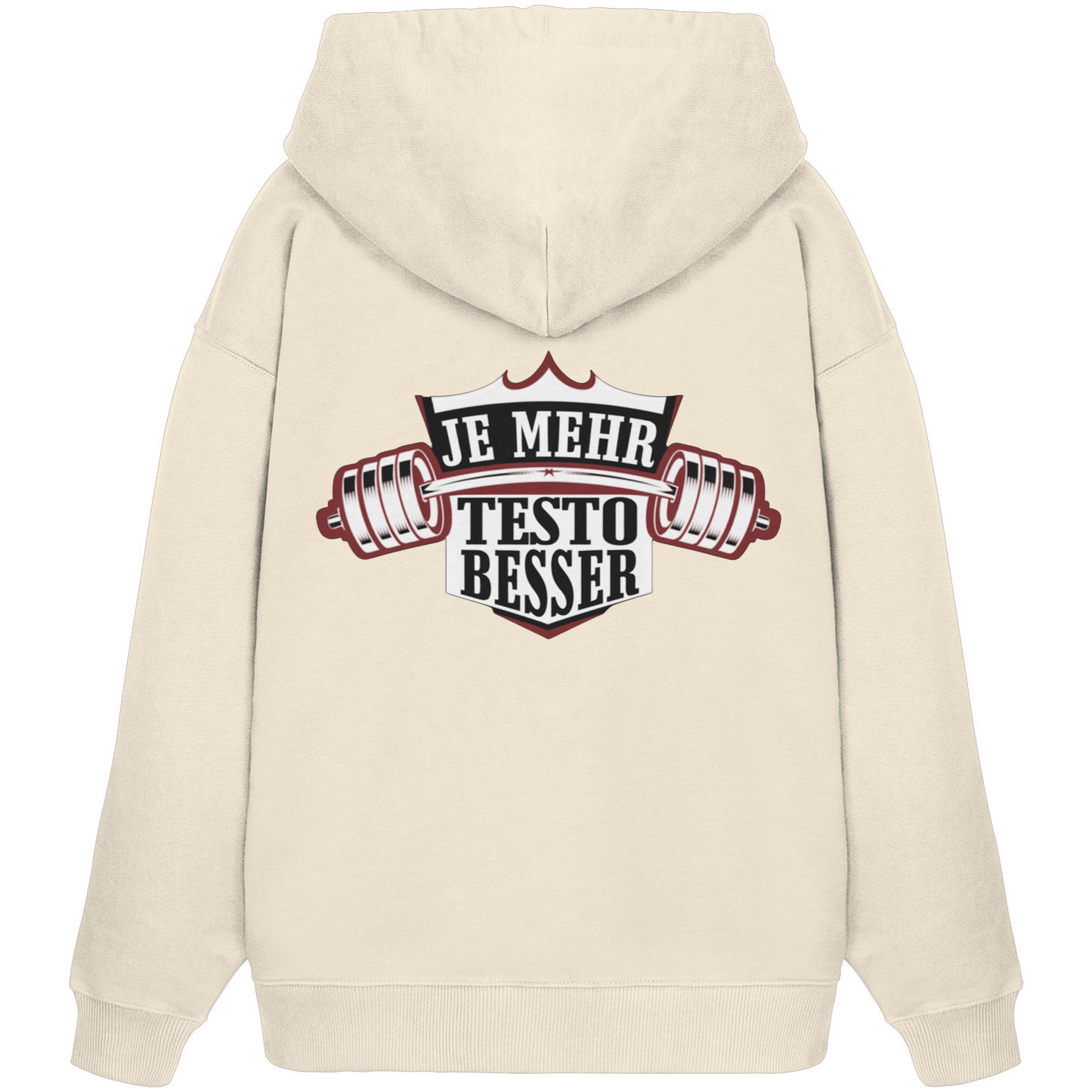 Fitness Je Mehr - Premium 350 g/m² Oversize Hoodie