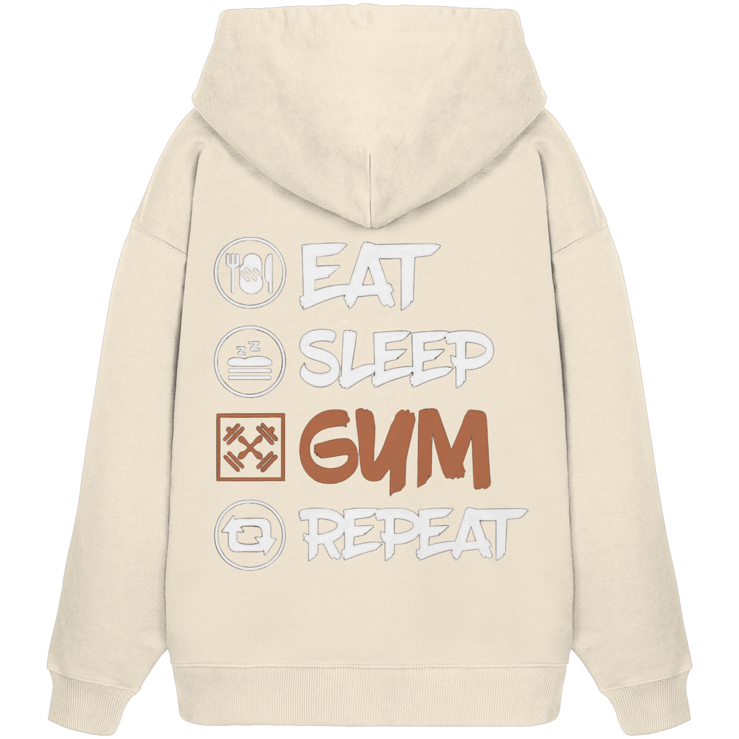 Fitness EAT - Premium 350g/m² Oversize Hoodie