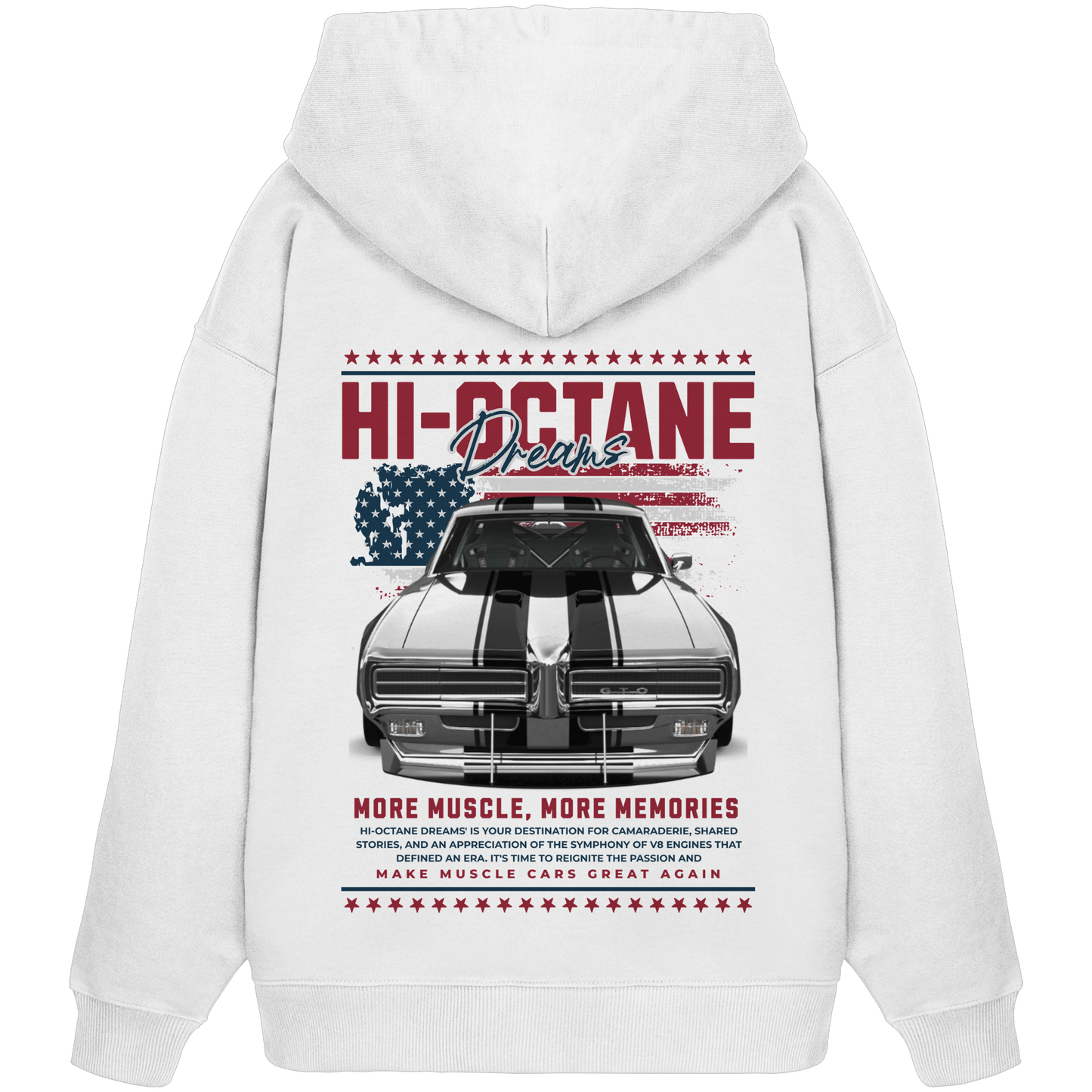 Muscle Car Premium 350 g/m² - Oversize Hoodie