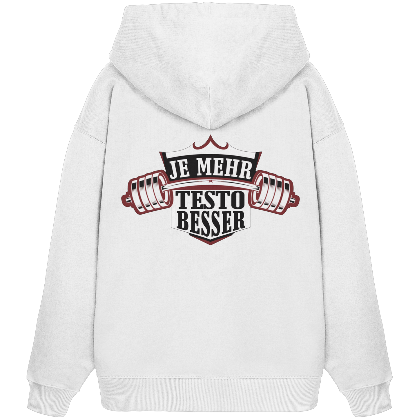 Fitness Je Mehr - Premium 350 g/m² Oversize Hoodie