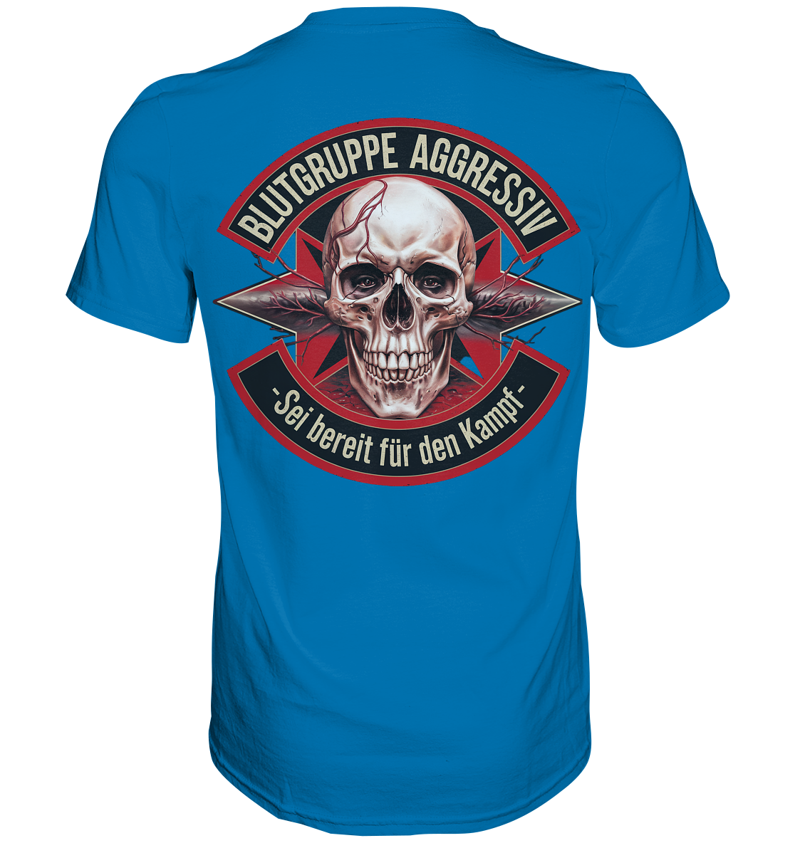 Blutgruppe Aggressiv - Premium Shirt