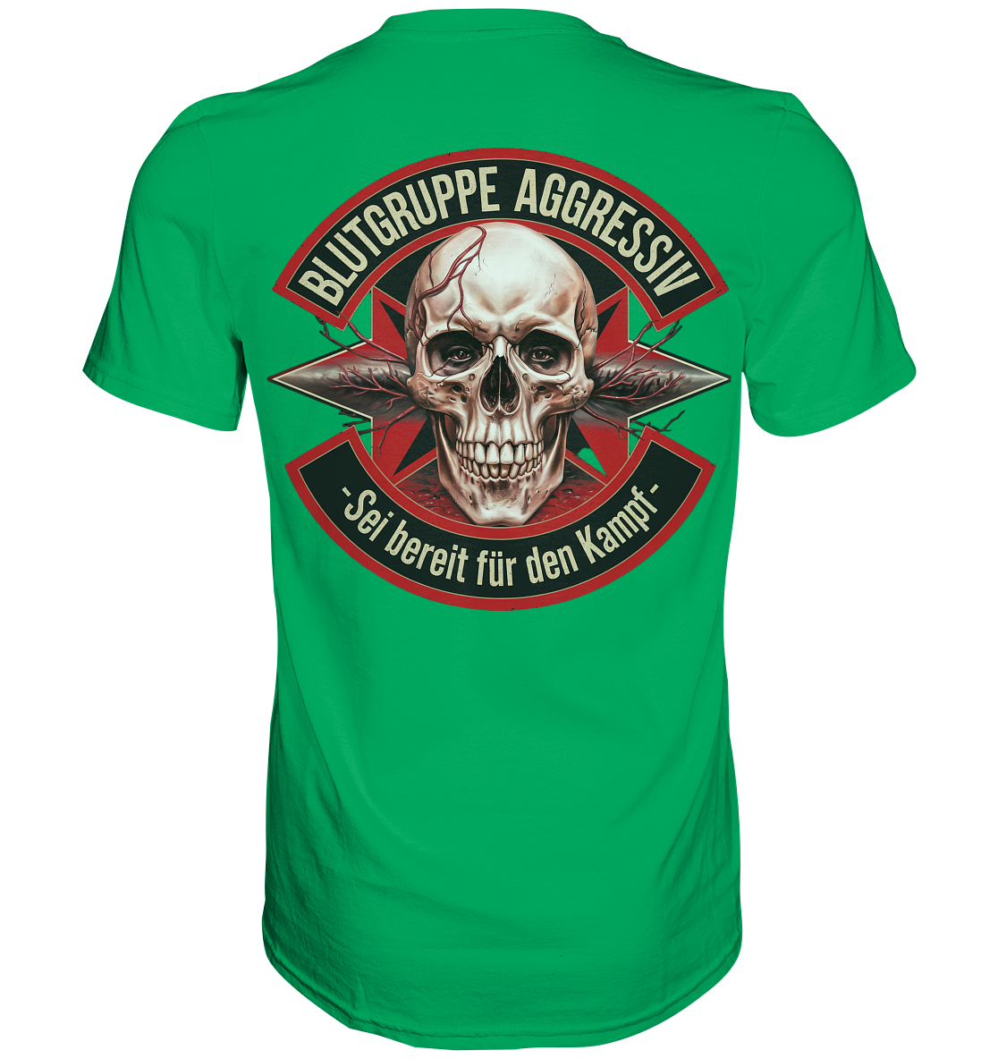 Blutgruppe Aggressiv - Premium Shirt