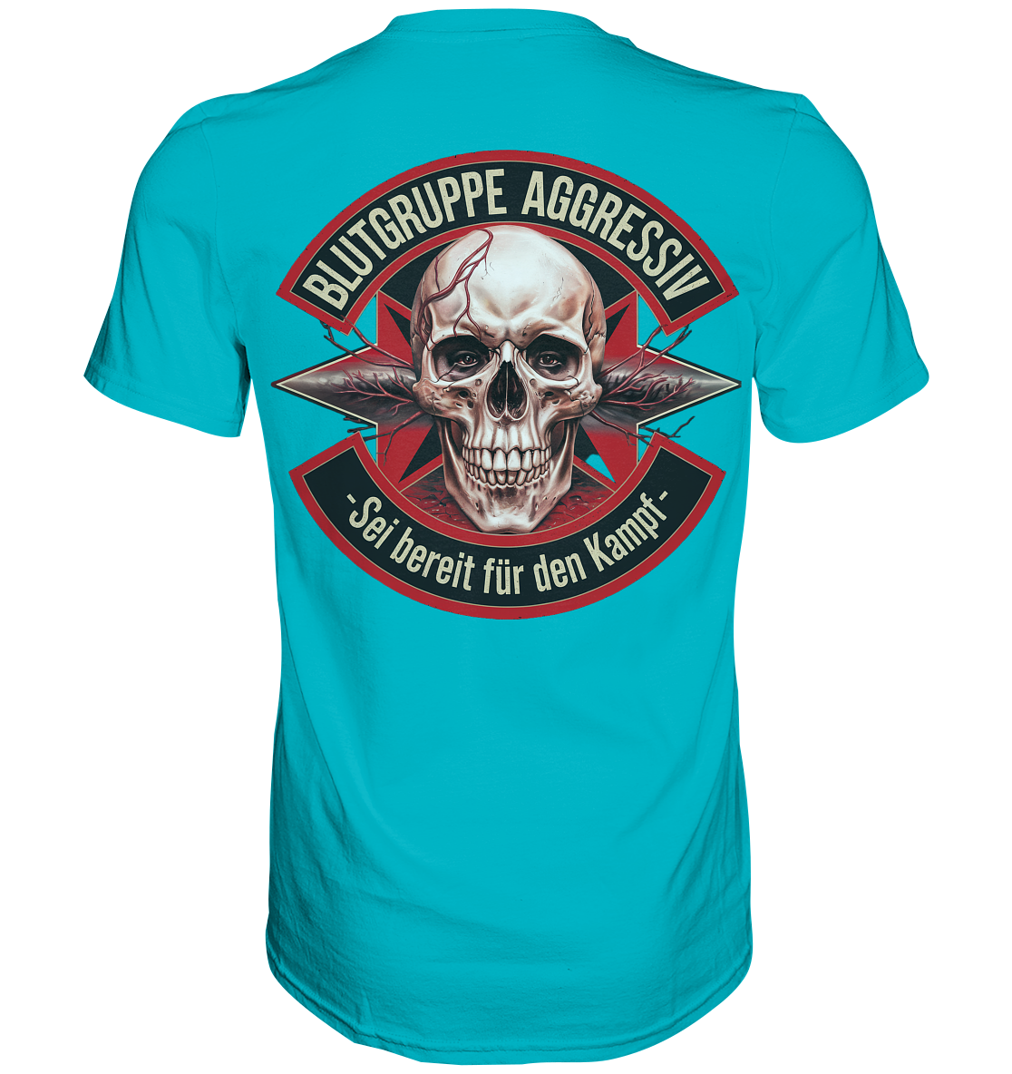 Blutgruppe Aggressiv - Premium Shirt