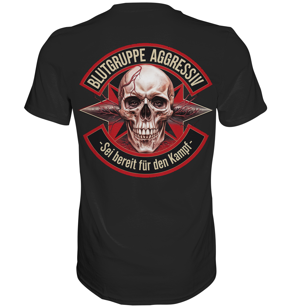 Blutgruppe Aggressiv - Premium Shirt
