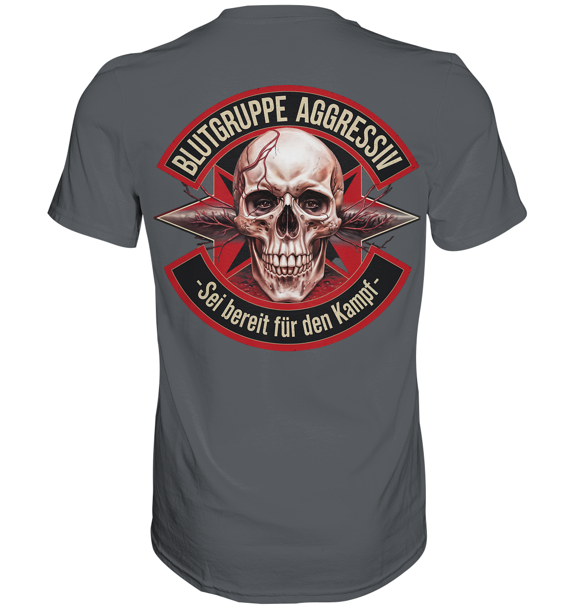 Blutgruppe Aggressiv - Premium Shirt