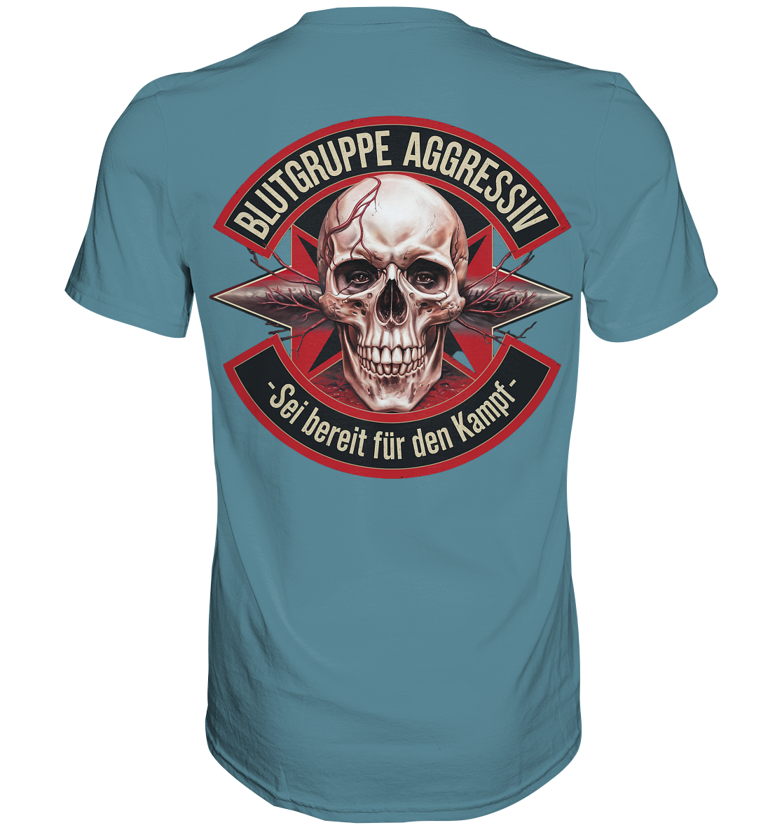 Blutgruppe Aggressiv - Premium Shirt