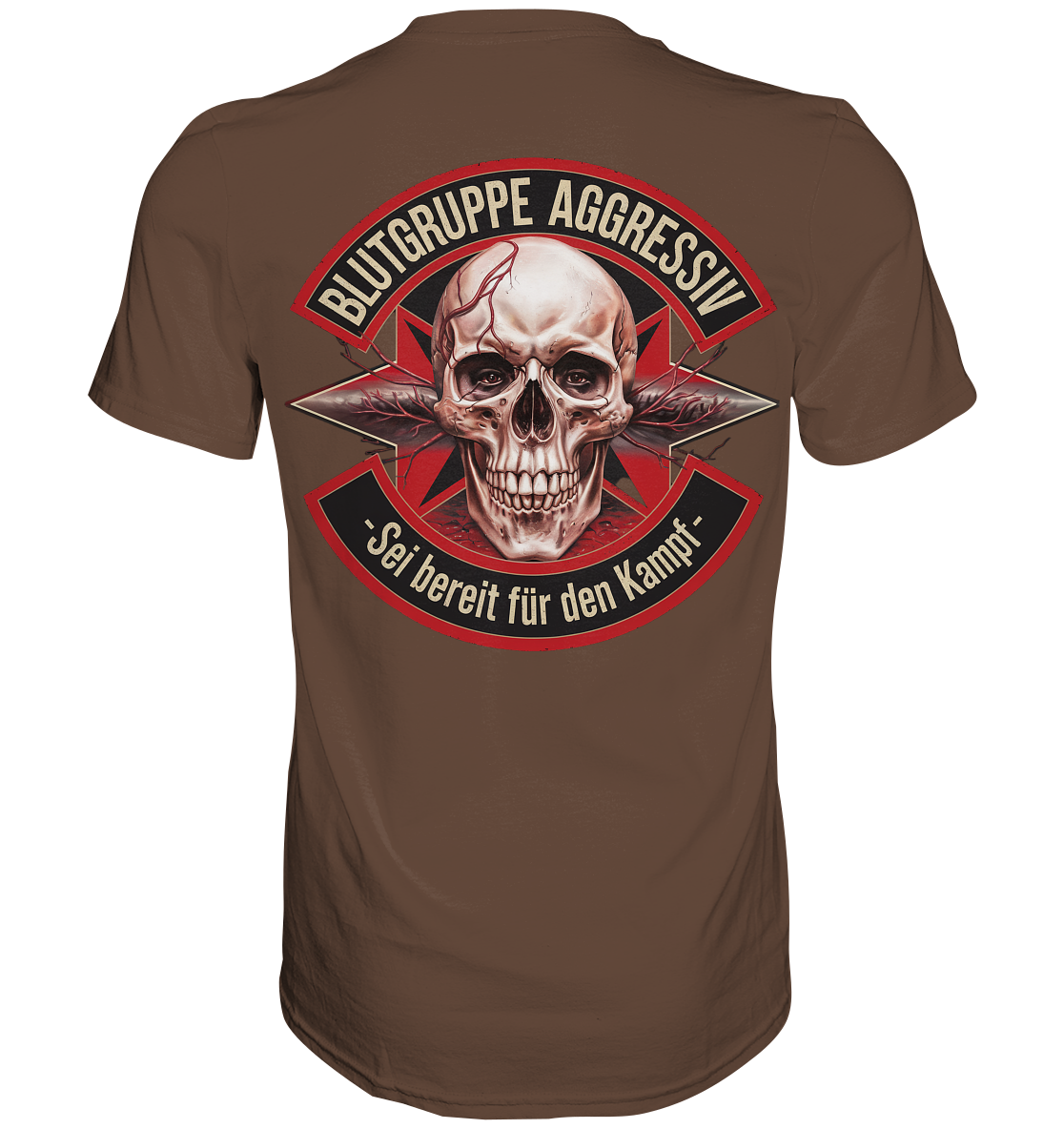 Blutgruppe Aggressiv - Premium Shirt