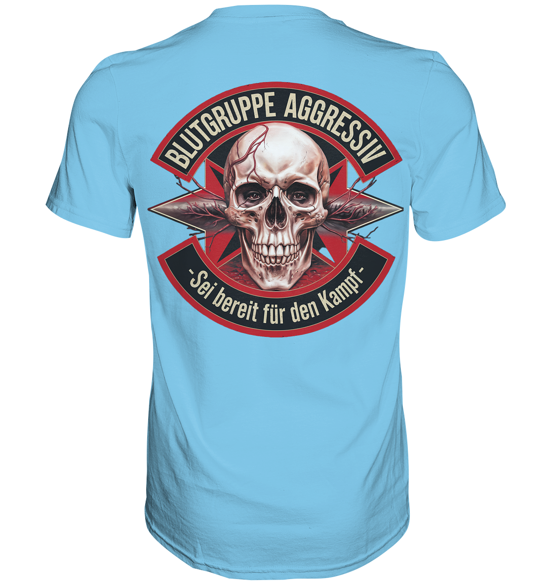 Blutgruppe Aggressiv - Premium Shirt