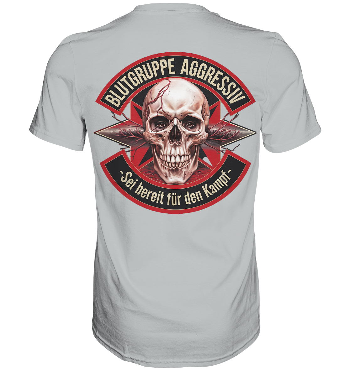 Blutgruppe Aggressiv - Premium Shirt