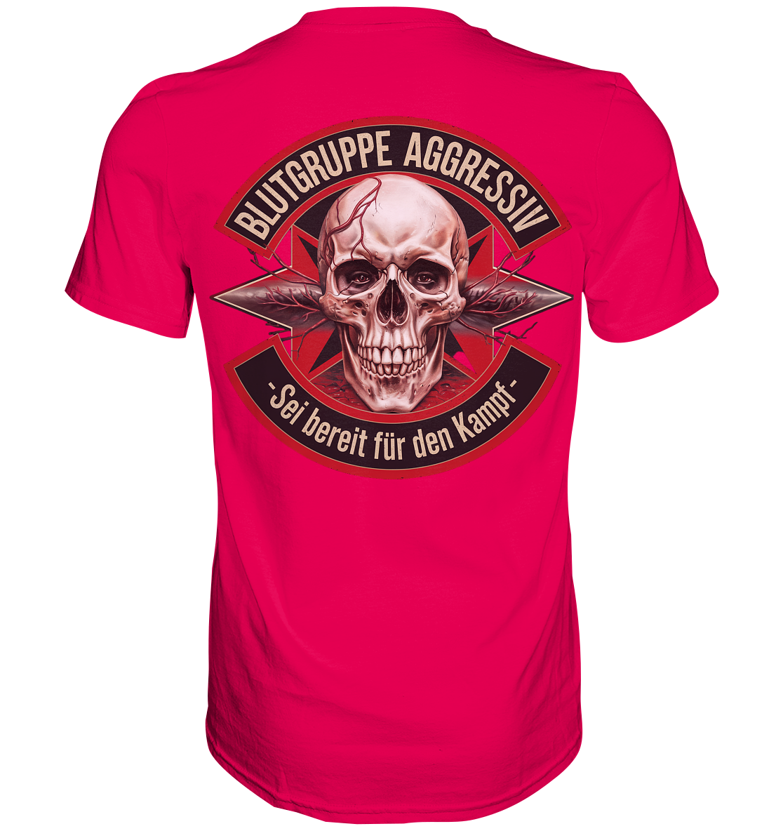 Blutgruppe Aggressiv - Premium Shirt