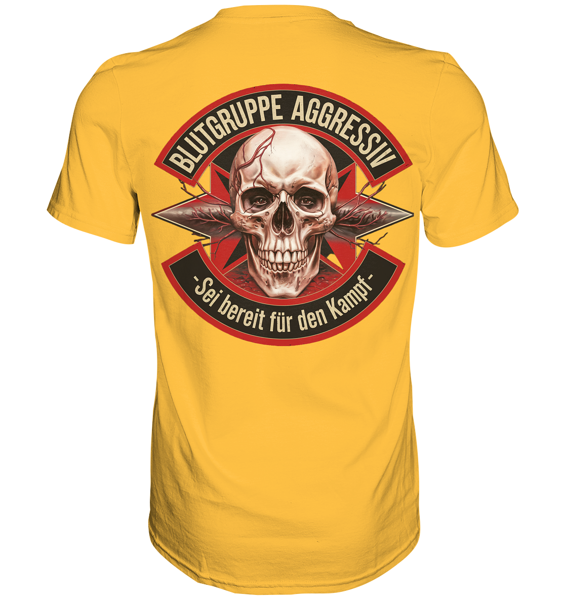 Blutgruppe Aggressiv - Premium Shirt