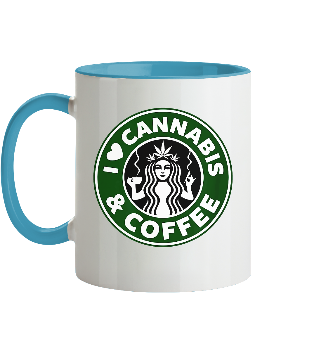 Tasse - zweifarbig mit zwei Seitendruck