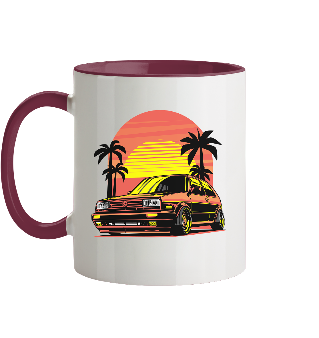 Tasse - zweifarbig mit zwei Seitendruck