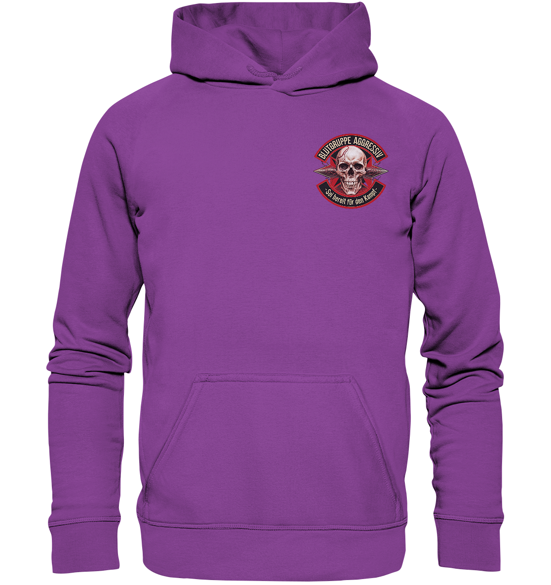 Blutgruppe Aggressiv Fauen - Frauen Hoodie
