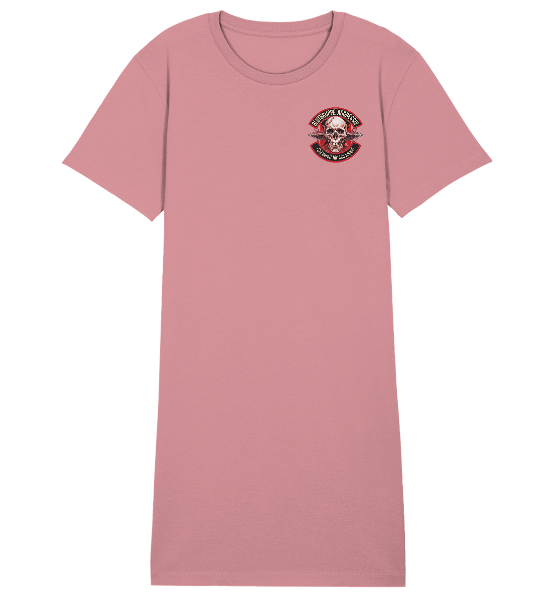 Blutgruppe Aggressiv - Ladies Organic Shirt Dress