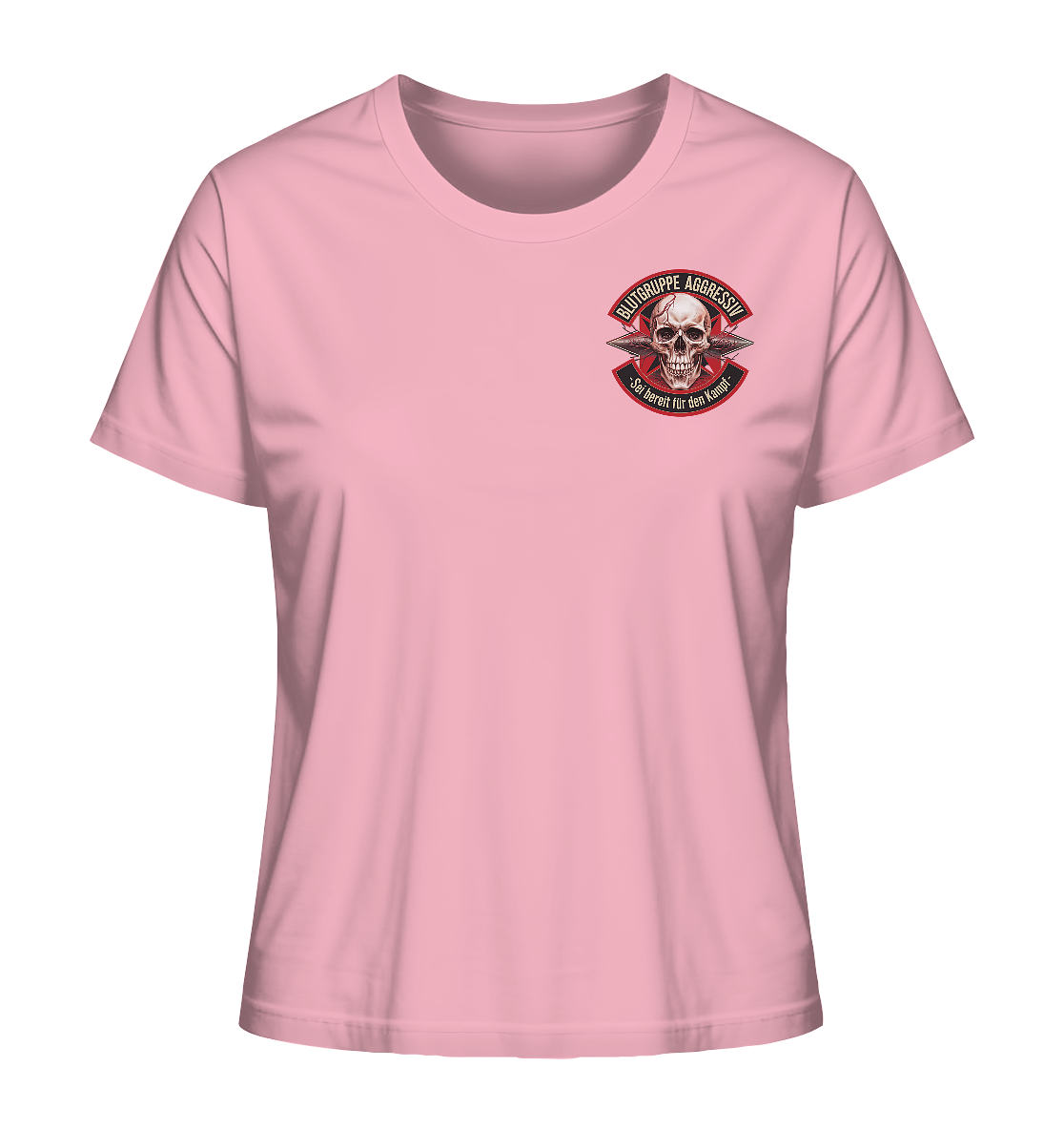 Blutgruppe Aggressiv - Ladies Organic Shirt