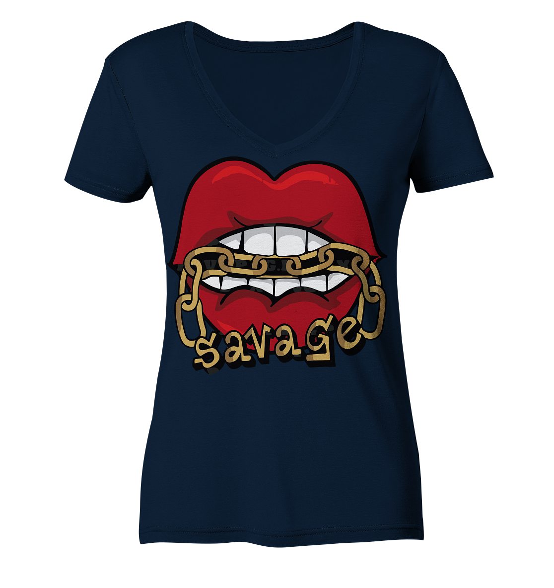 Women´s Like - Ladies V-Neck Shirt