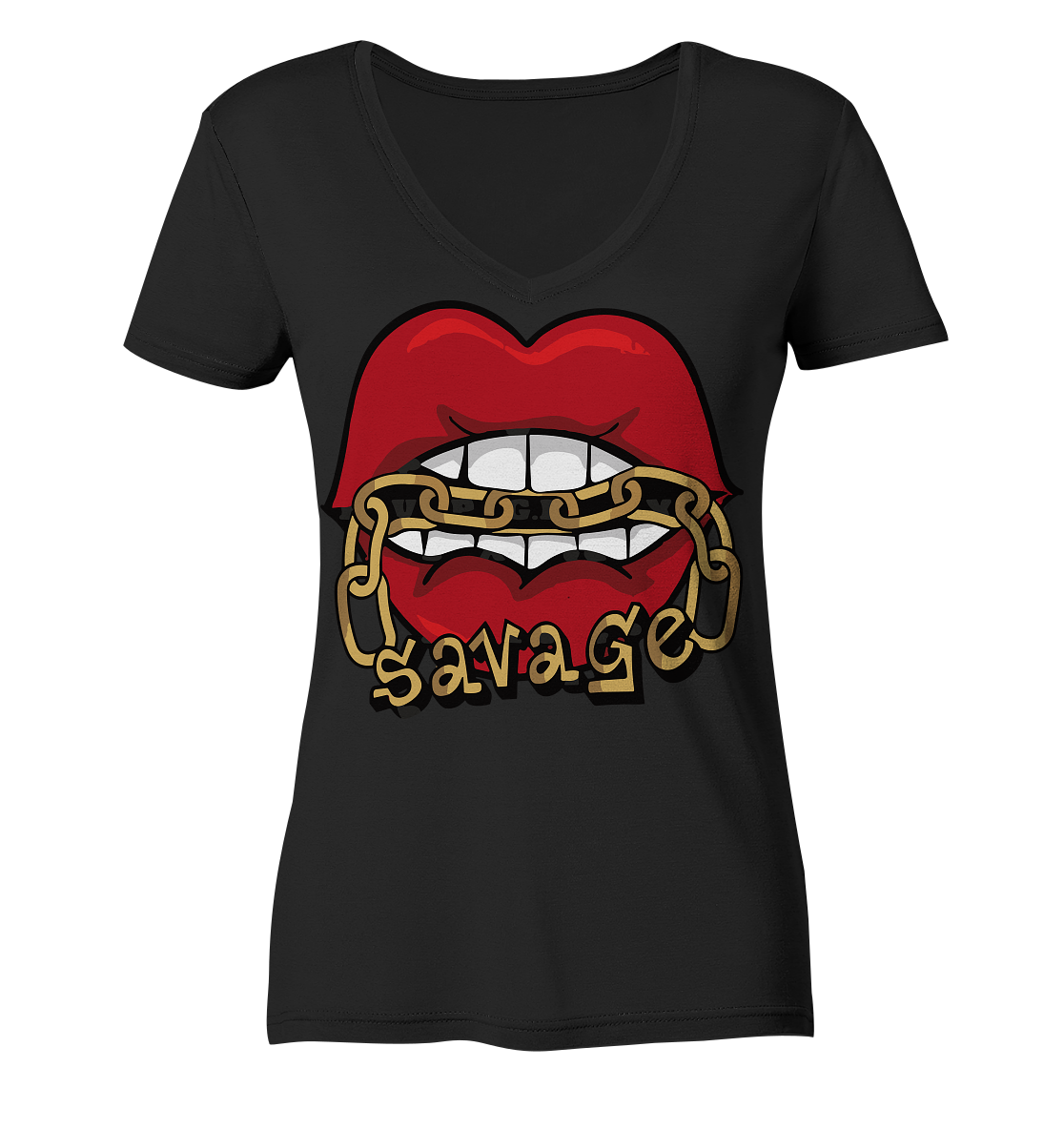 Women´s Like - Ladies V-Neck Shirt