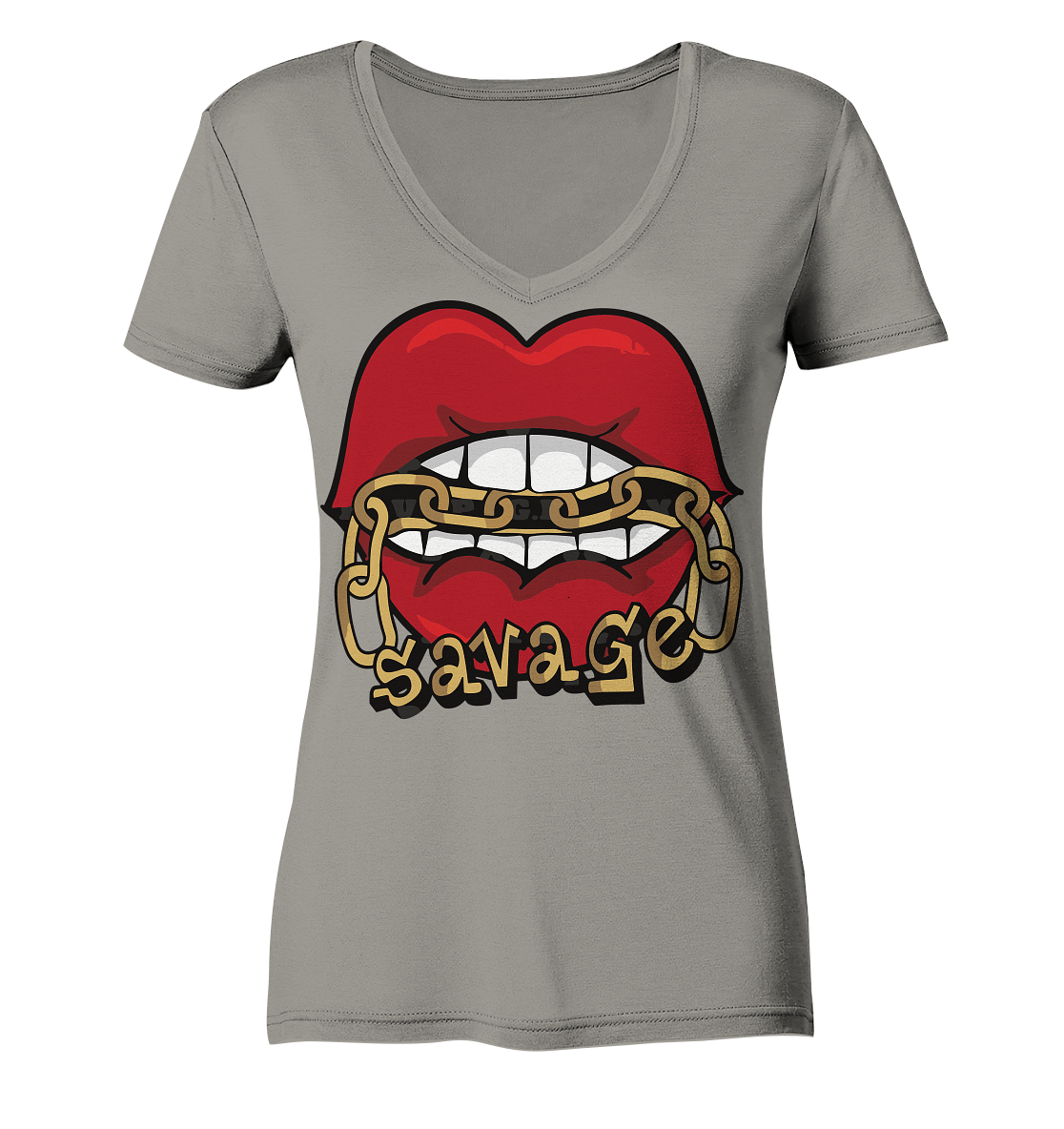 Women´s Like - Ladies V-Neck Shirt
