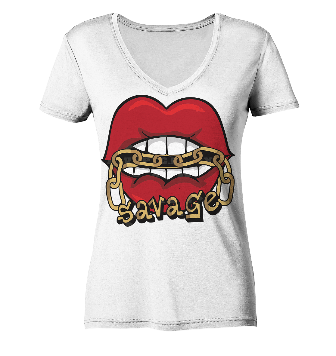 Women´s Like - Ladies V-Neck Shirt
