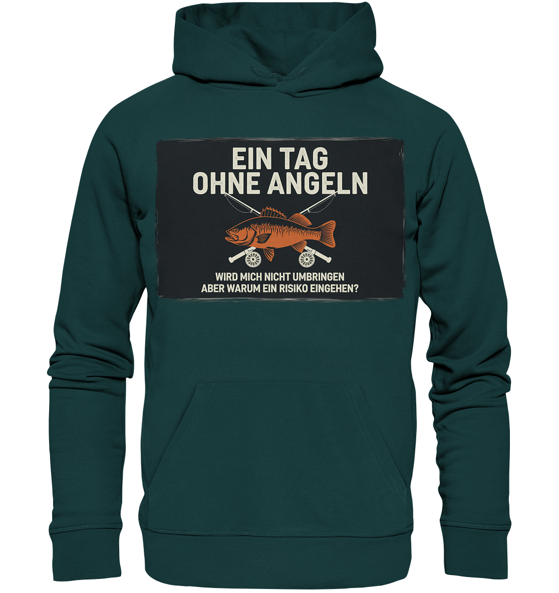 Angeln Ein Tag - Premium 350g/m² Hoodie