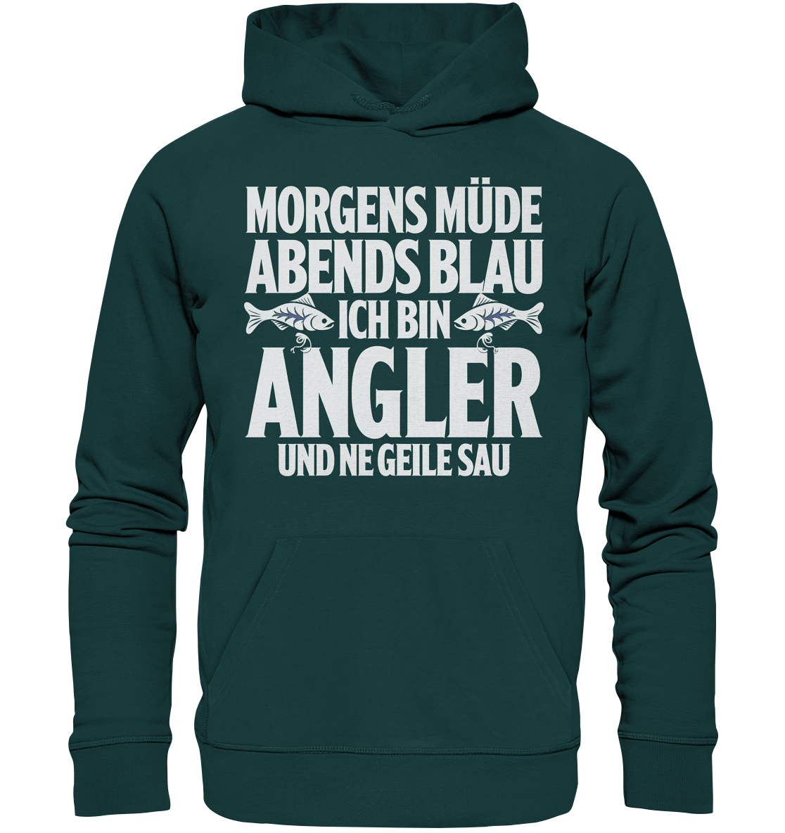 Angeln Morgens - Premium 350g/m² Hoodie