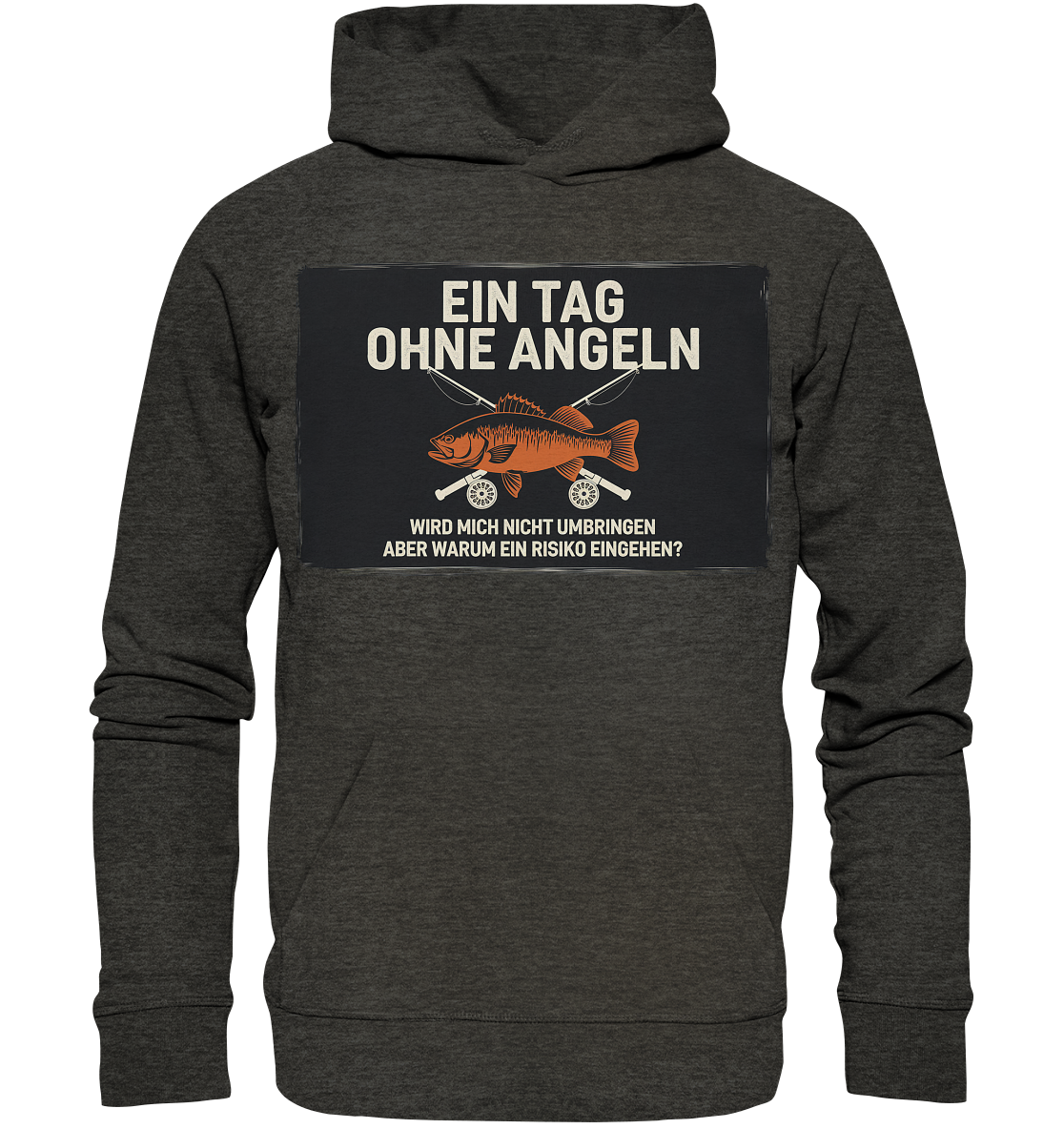 Angeln Ein Tag - Premium 350g/m² Hoodie